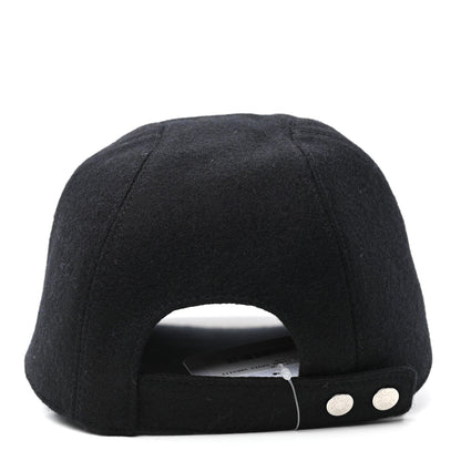 Hermes Wool Davis Varsity Hat 57 Black 6 of 8