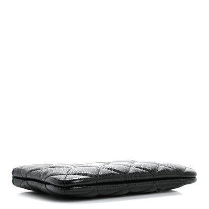 Chanel Caviar Quilted Small Cosmetic Case Black 4 of 11