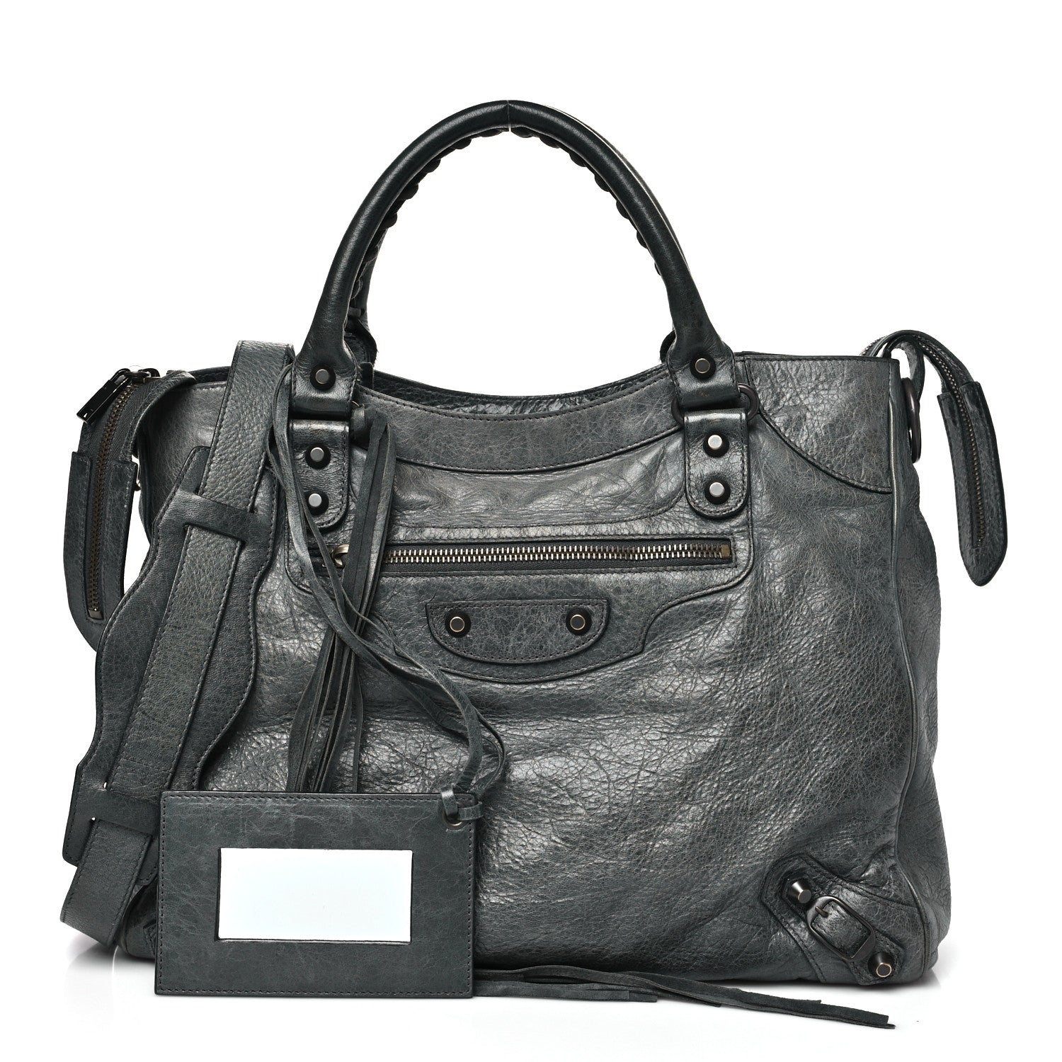 Balenciaga Agneau Classic Hardware Velo Anthracite 2 of 14