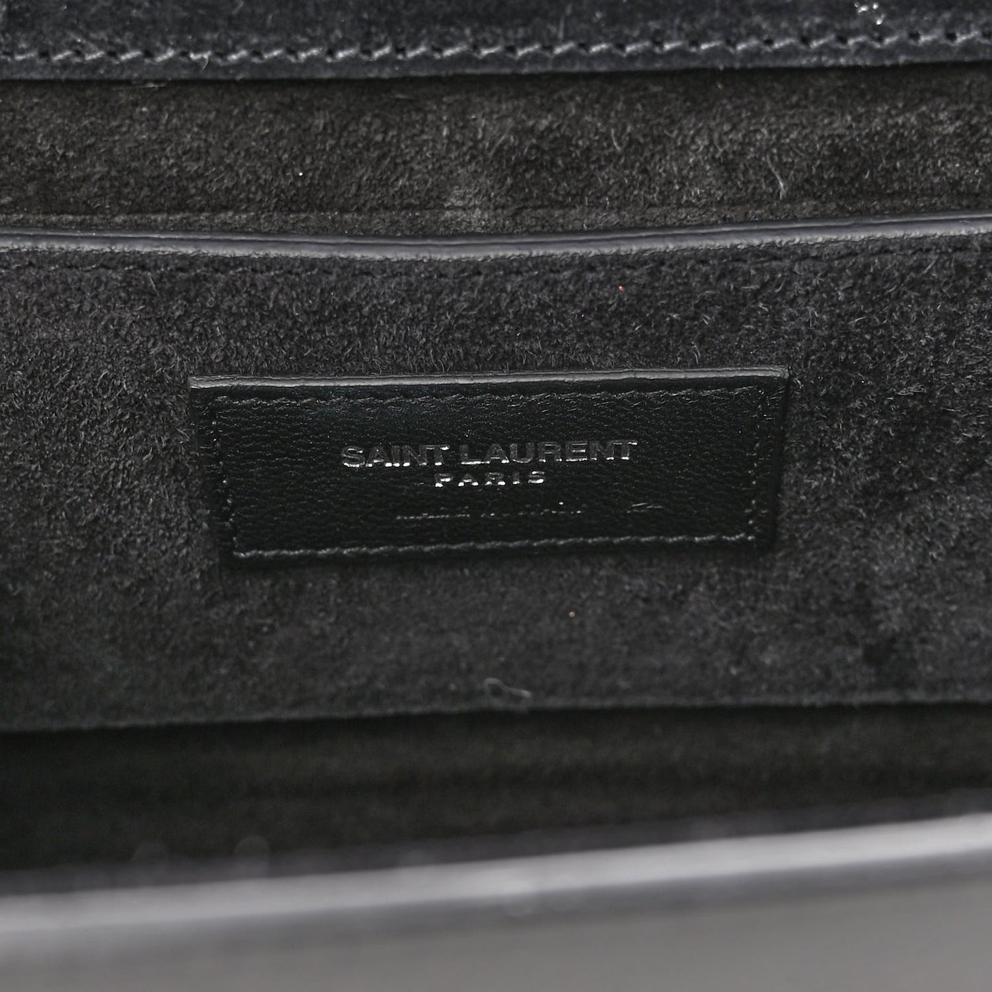 Calfskin Fringe Medium Snake Monogram Satchel Black