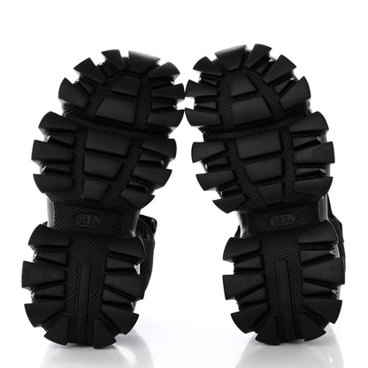 Prada Rubber Nylon Velcro Mens Cloudbust Thunder Sandals 8.5 Black 6 of 21