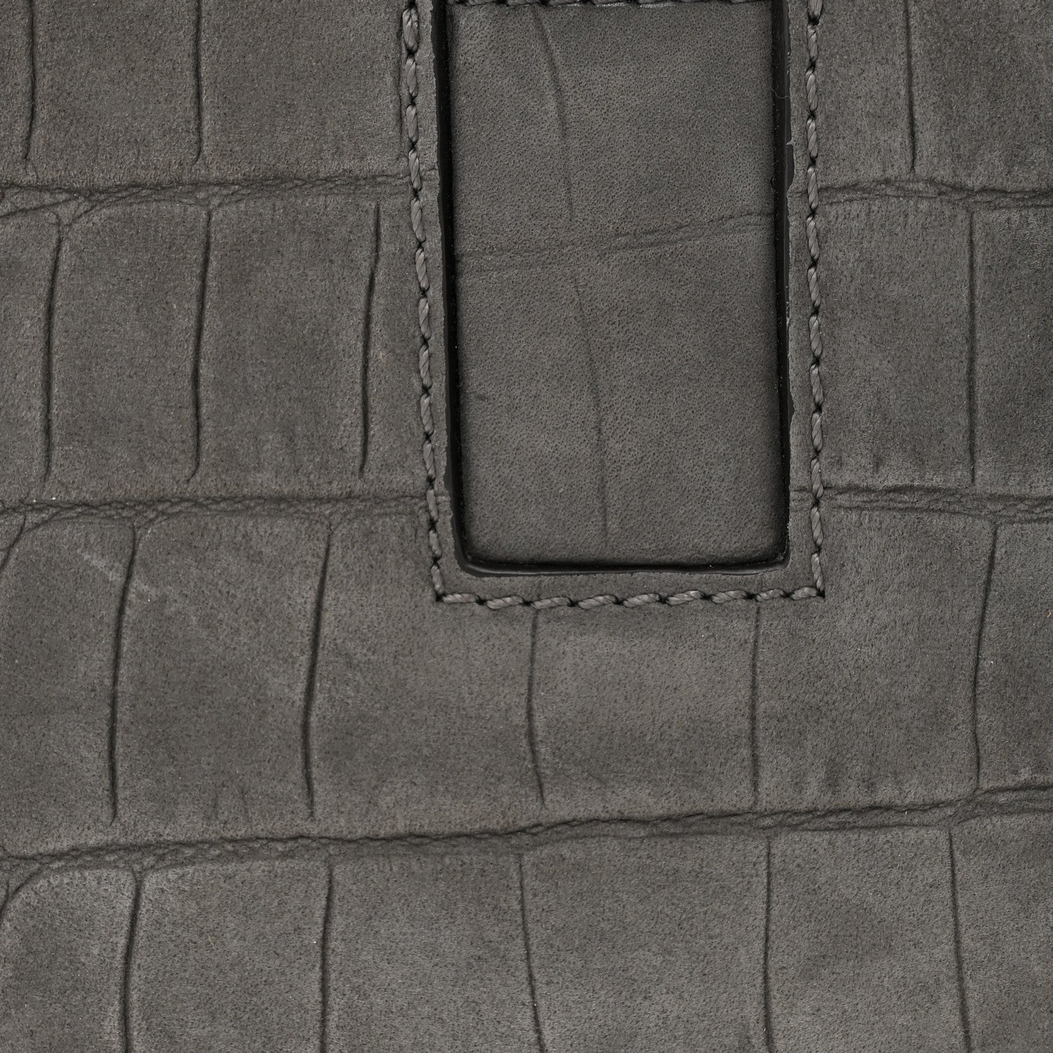 Mulberry Nubuck Crocodile Embossed Small Roxette Grey 7 of 16