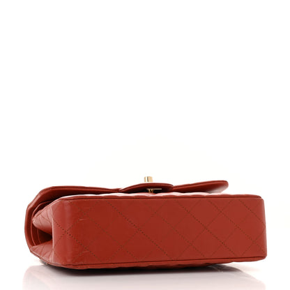 Chanel Lambskin Quilted Small Double Flap Red 4 of 14