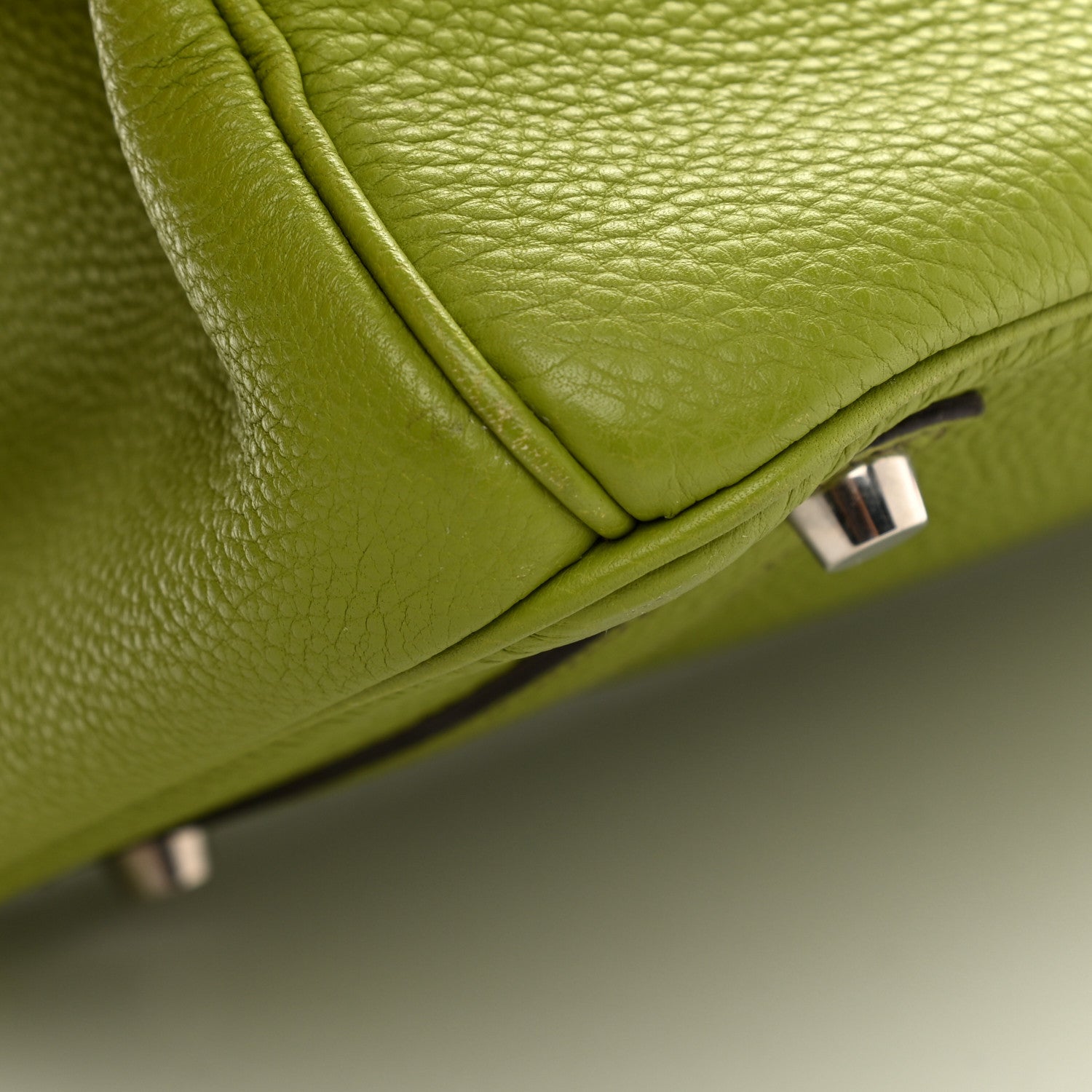 Hermes Togo Birkin 35 Vert Anis 15 of 15