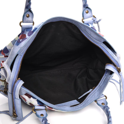 Balenciaga Agneau Nylon Watercolor City Nuage 6 of 13