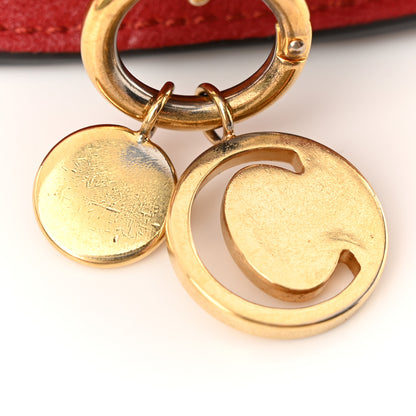 Chloe Calfskin Small Nile Bracelet Minaudiere Bag Dahlia Red 17 of 21