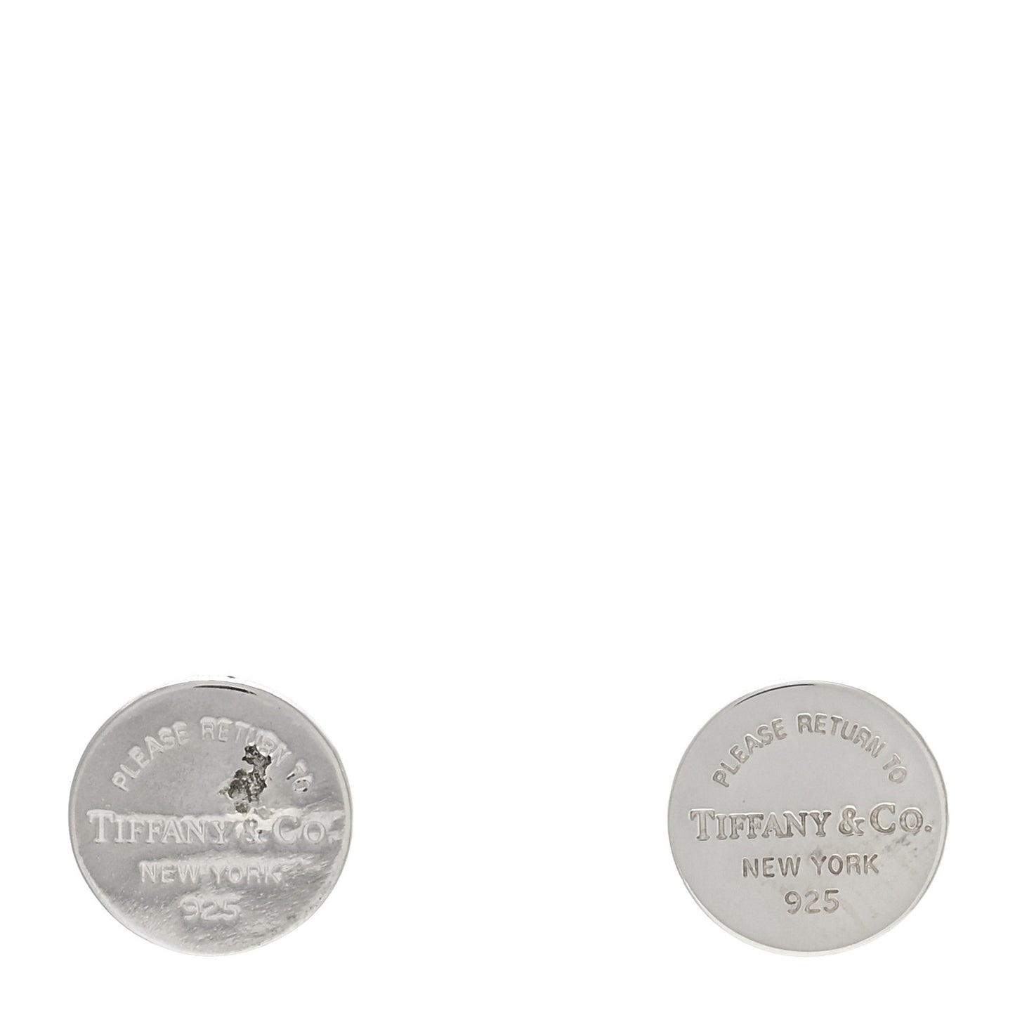 Sterling Silver Return To Tiffany Circle Stud Earrings