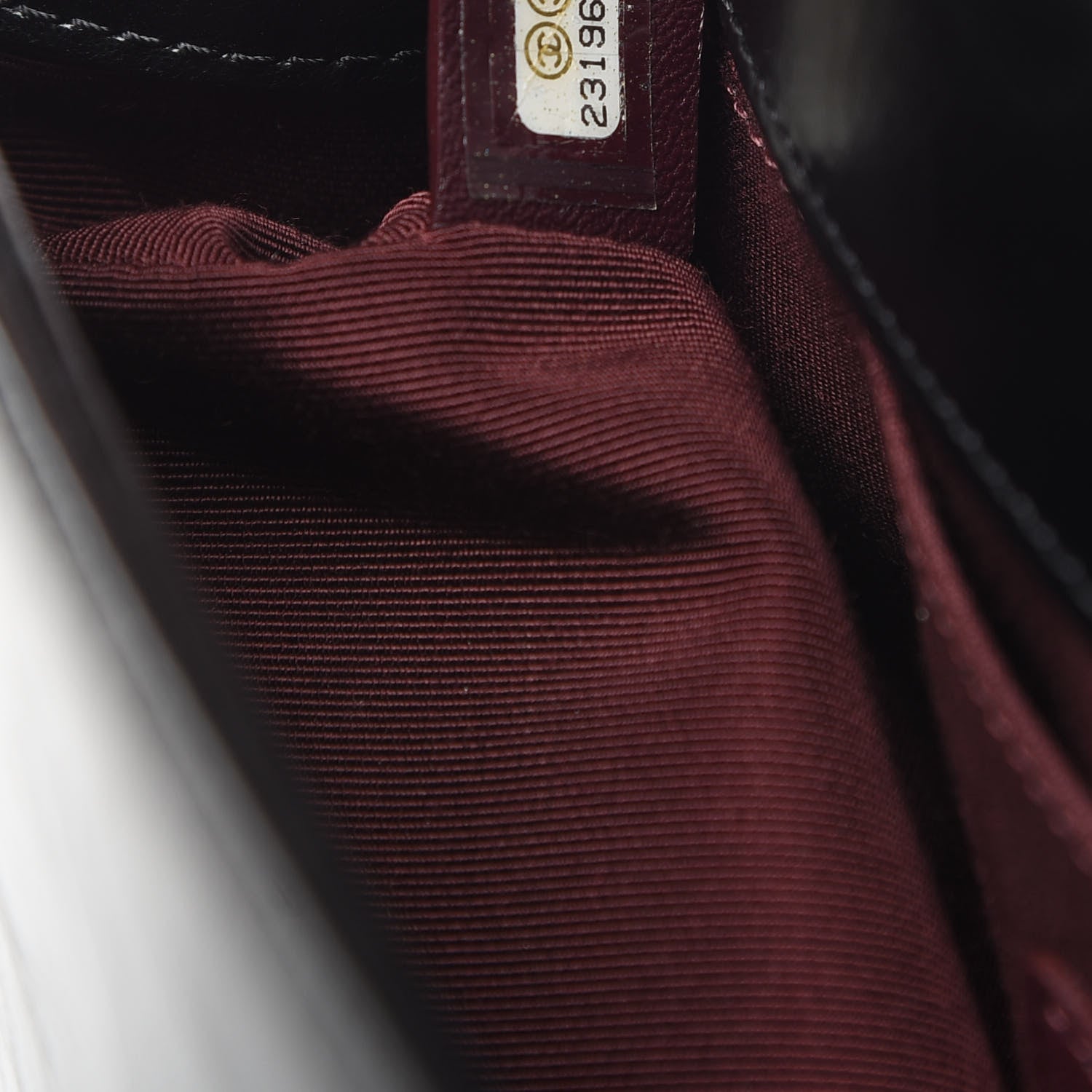 Chanel Glazed Calfskin Quilted Medium Boy Chained Flap Black 7 of 13