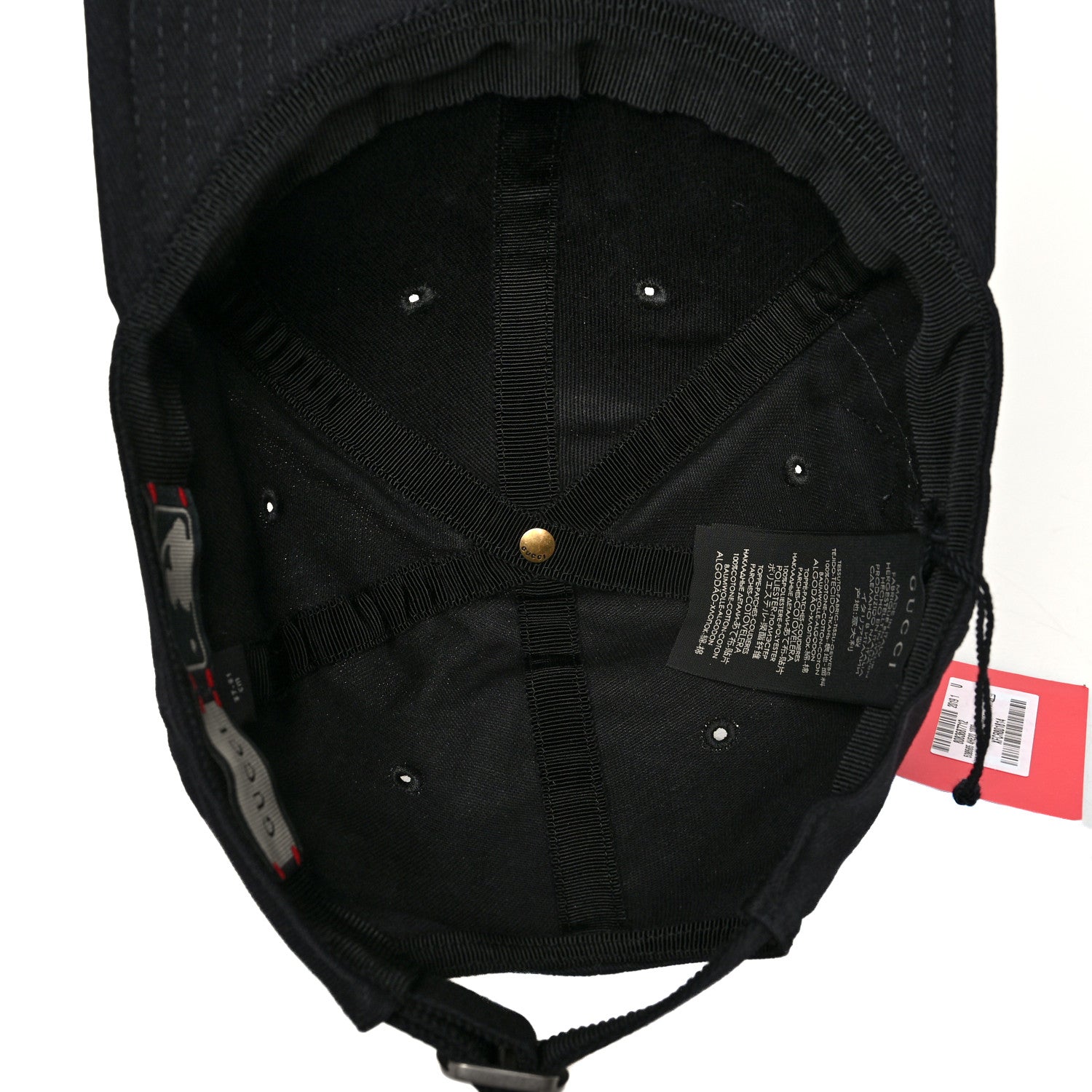 Gucci X MLB Cotton NY Yankees Baseball Hat 57-61 Black 9 of 9