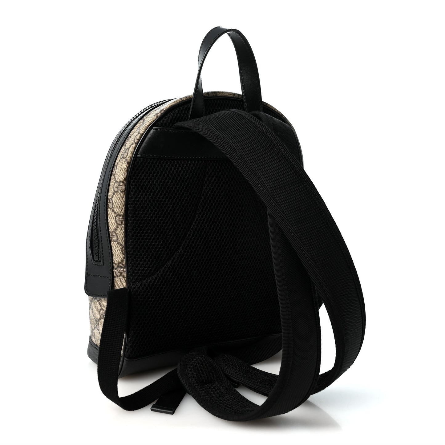 GG Supreme Monogram Small Eden Day Backpack Black
