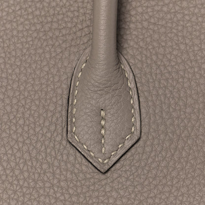 Hermes Togo Birkin 25 Gris Tourterelle 10 of 35