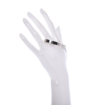 Cartier 18K White Gold LOVE Bracelet 16 2 of 5