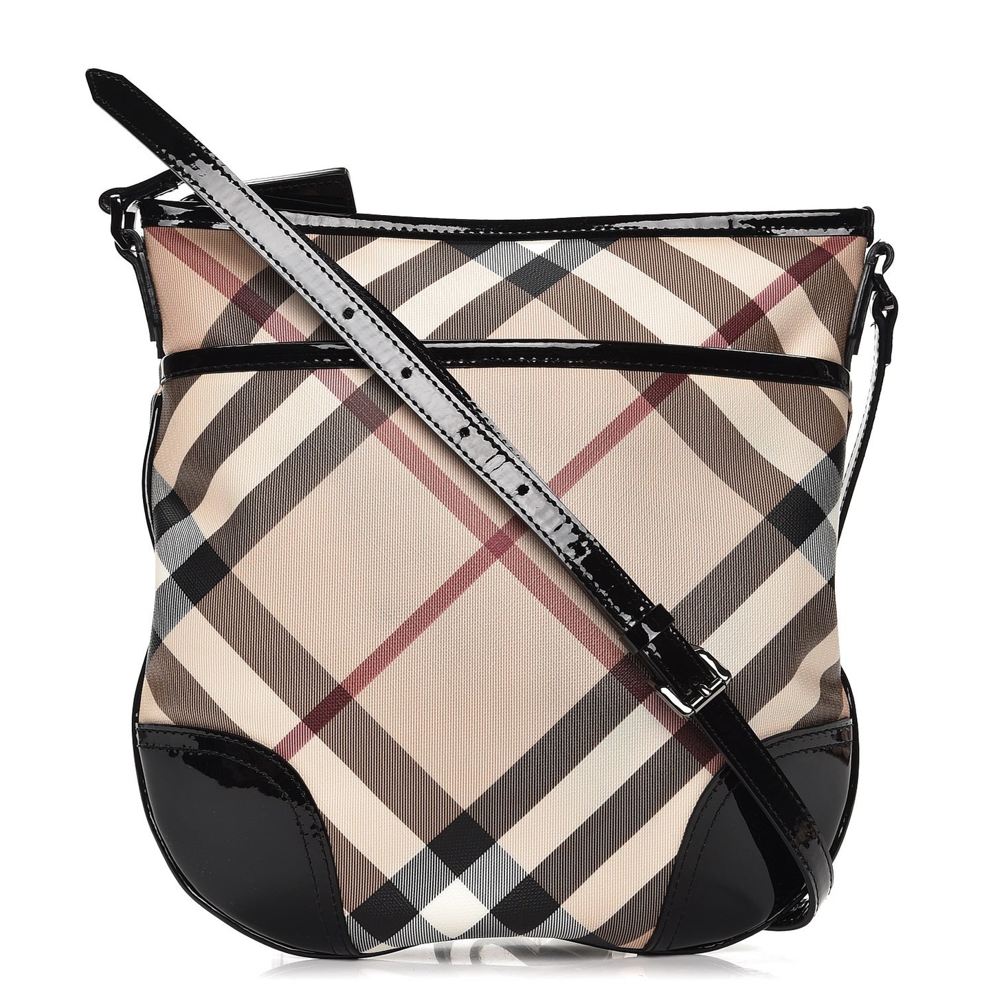 Supernova Check Small Dryden Crossbody Bag Black