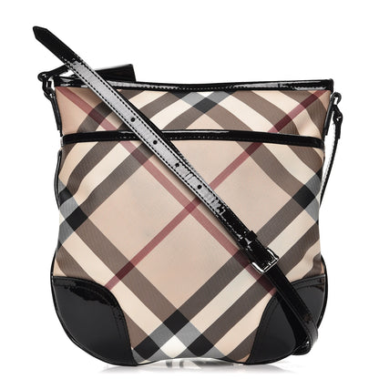 Burberry Supernova Check Small Dryden Crossbody Bag Black 1 of 8
