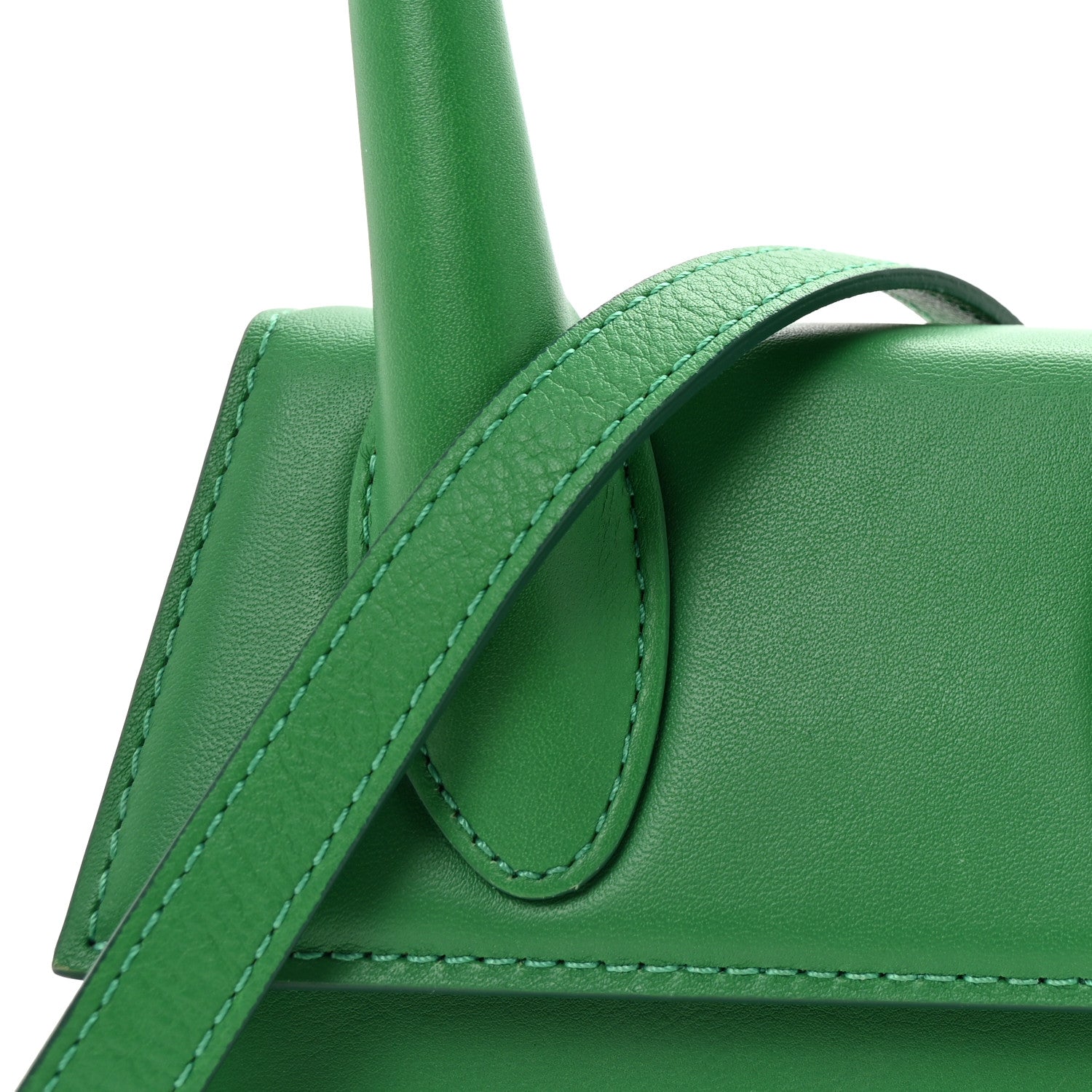 Jacquemus Smooth Calfskin Le Chiquito Moyen Green 7 of 9