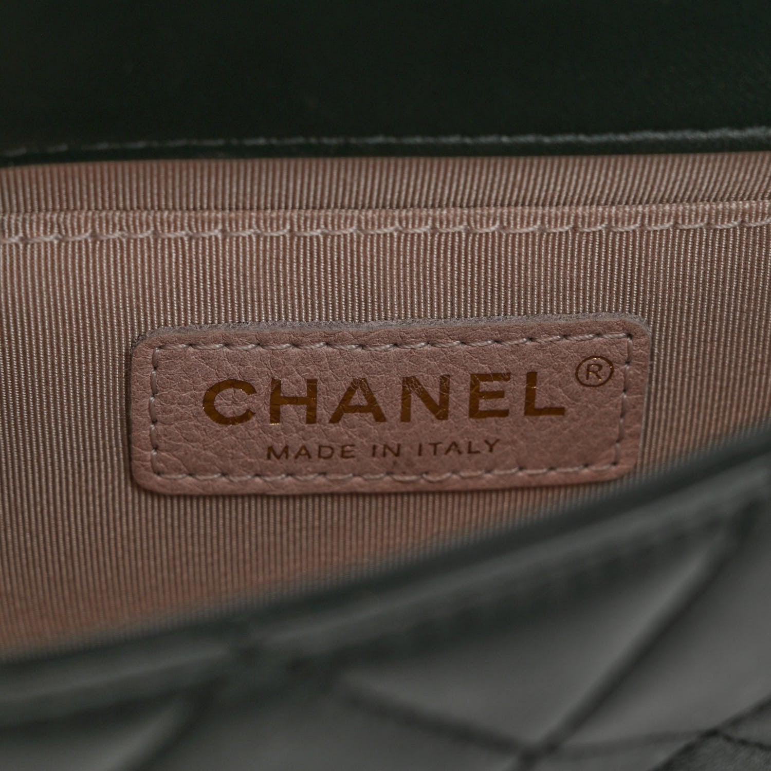 Chanel Tweed Lambskin Quilted Double Belt Bag Black 7 of 14