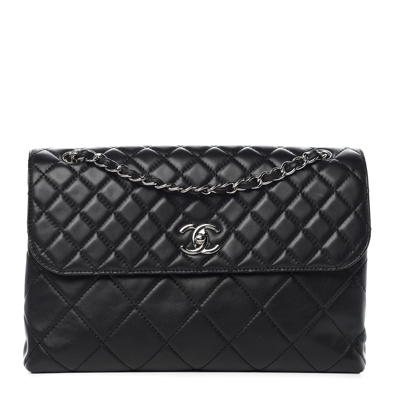 Chanel Calfskin Quilted In The Business Flap Bag Black 1 of 13