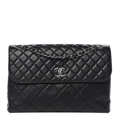 Chanel Calfskin Quilted In The Business Flap Bag Black 1 of 13