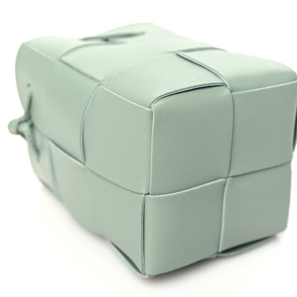 Bottega Veneta Nappa Maxi Intrecciato Mini Cassette Bucket Bag New Sauge 8 of 9