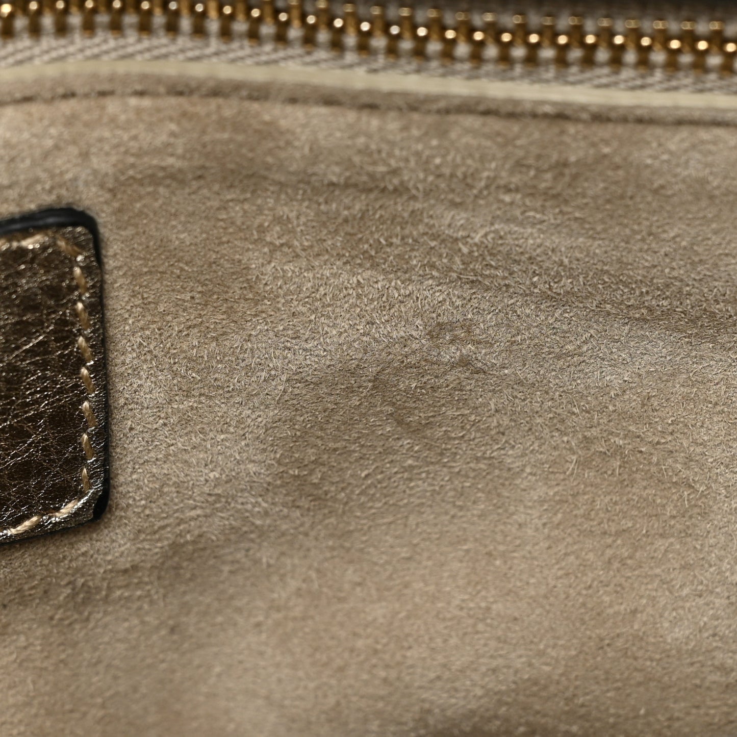 Metallic Grained Calfskin Cannage Medium Supple Lady Dior Gold