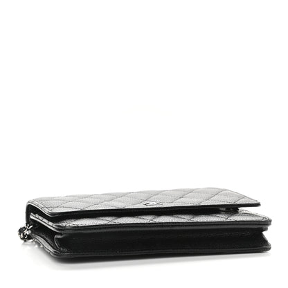 Chanel Caviar Quilted Wallet On Chain WOC Black 4 of 11