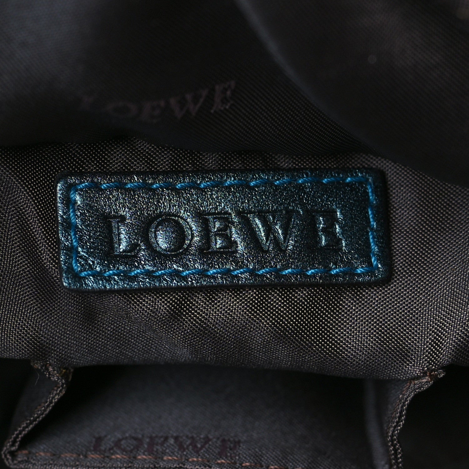 Loewe Metallic Nappa Aire Shoulder Bag Blue 5 of 8