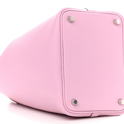 Hermes Taurillon Clemence Picotin Lock 18 PM Mauve Sylvestre 8 of 9