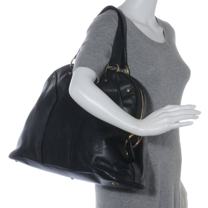 Saint Laurent Leather Oversized Muse Black 2 of 9