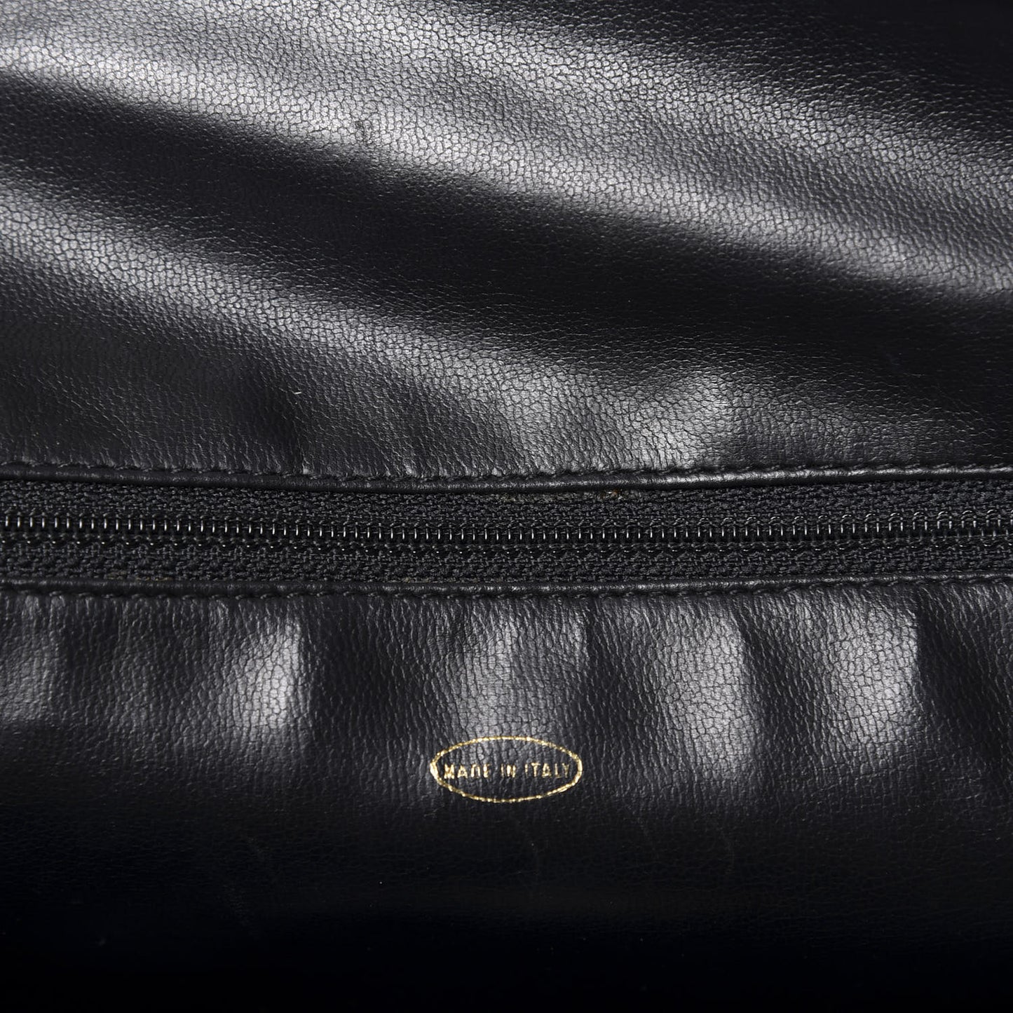 Caviar Flap Shoulder Bag Black