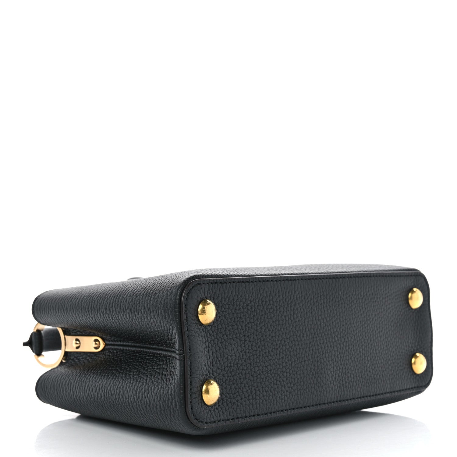 Louis Vuitton Taurillon Capucines BB Black 4 of 9