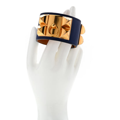 Hermes Swift Collier de Chien CDC Bracelet S Bleu Agate 2 of 5