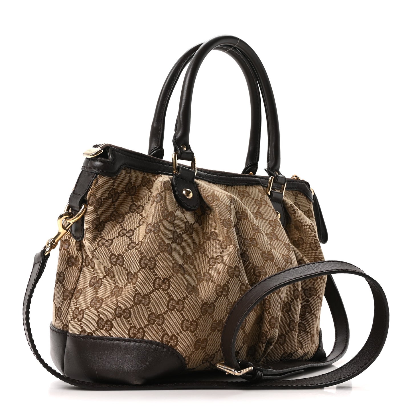 Monogram Medium Sukey Top Handle Dark Brown