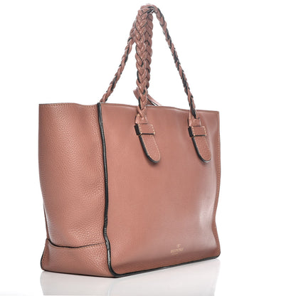 Valentino Garavani Grained Calfskin To Be Cool Tote Brownish 3 of 11