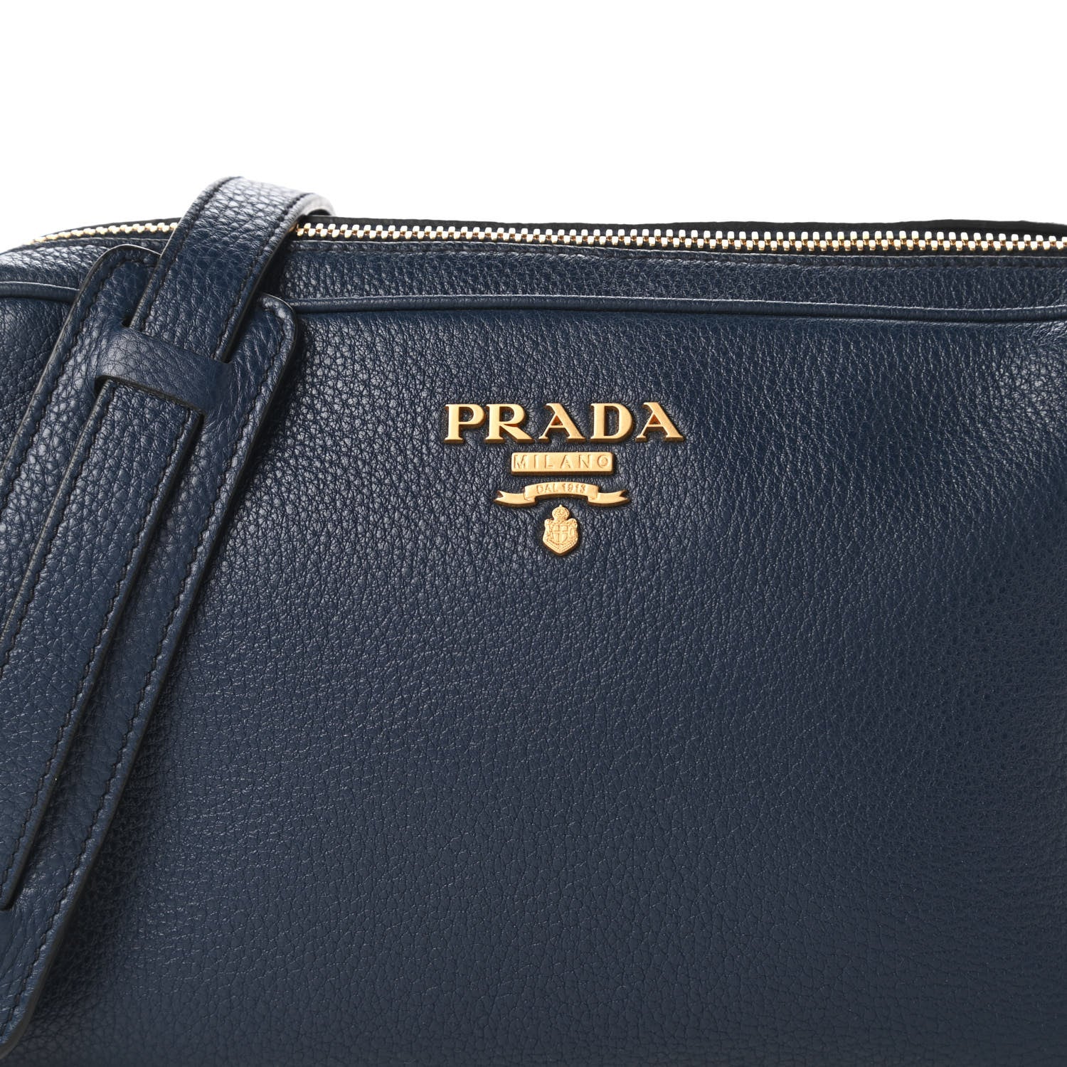 Prada Vitello Phenix Camera Bag Baltico 11 of 11