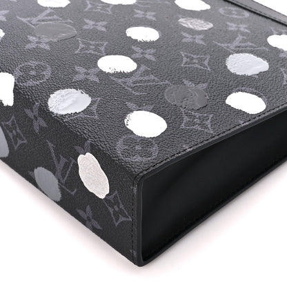 Louis Vuitton LV X YK Monogram Eclipse Dots Pochette Voyage MM Black 10 of 11