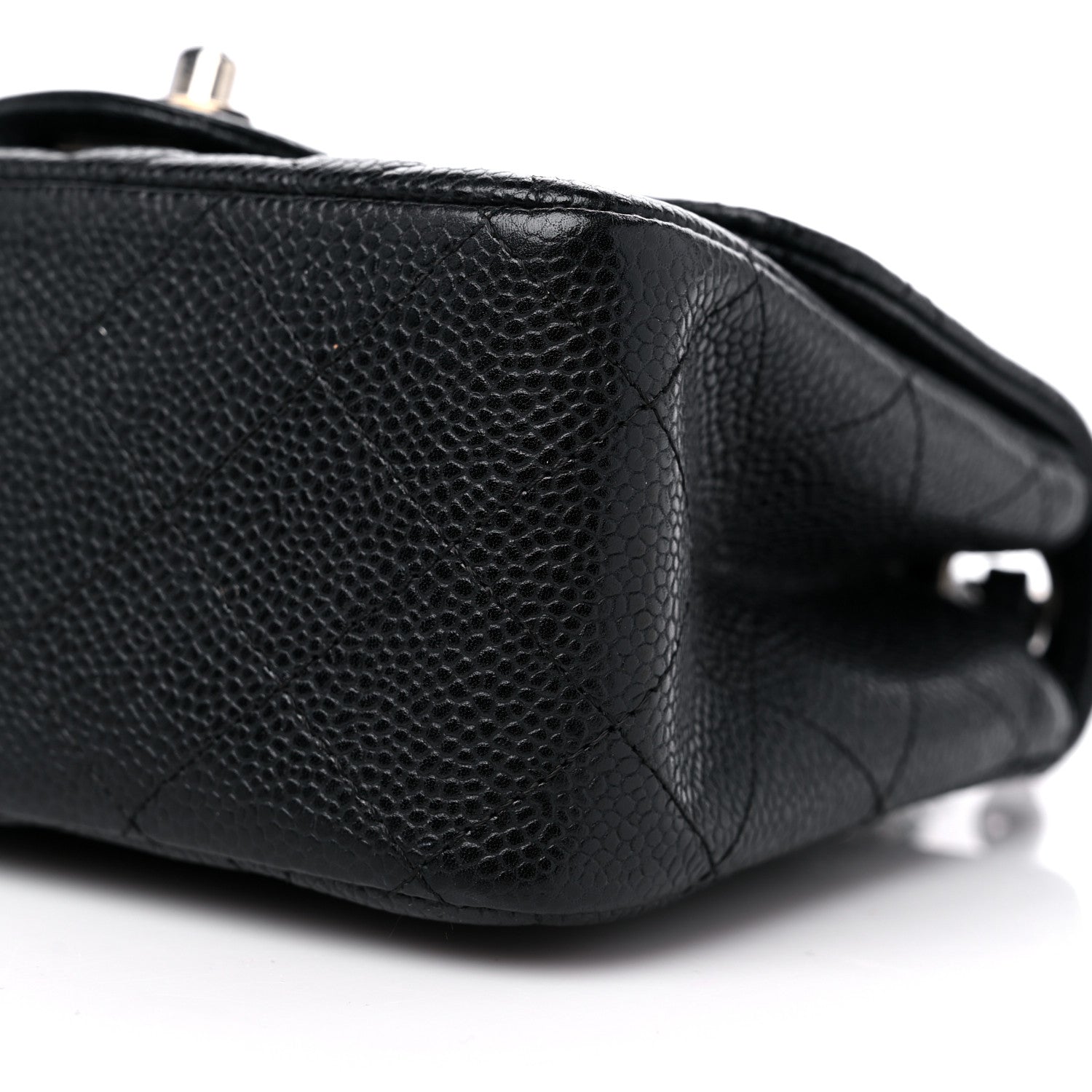 Chanel Caviar Quilted Mini Square Flap Black 9 of 9