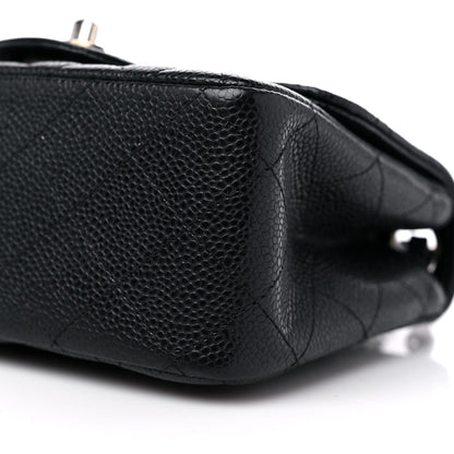 Chanel Caviar Quilted Mini Square Flap Black 9 of 9