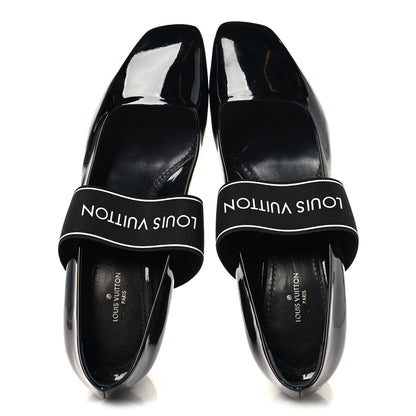 Louis Vuitton Patent Uncover Pumps 39 Black 2 of 9