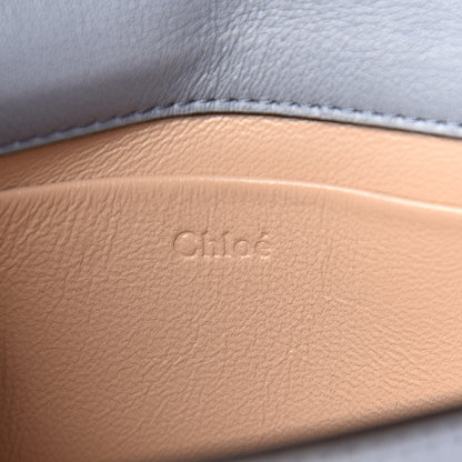 Chloe Calfskin Small Nile Bracelet Minaudiere Bag Washed Blue 8 of 10