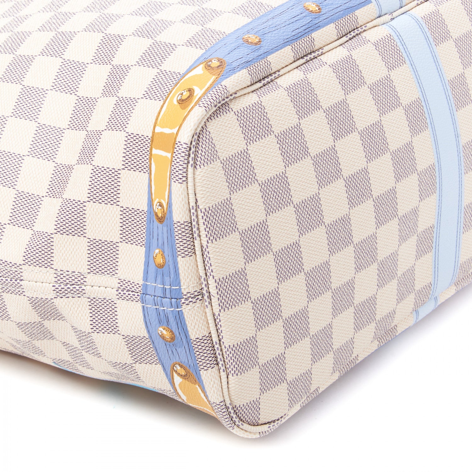 Louis Vuitton Damier Azur Summer Trunks Neo Neverfull MM 5 of 9