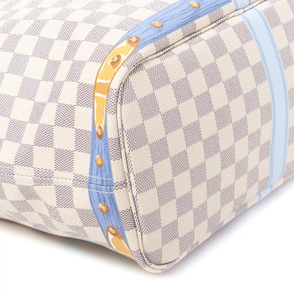 Louis Vuitton Damier Azur Summer Trunks Neo Neverfull MM 5 of 9