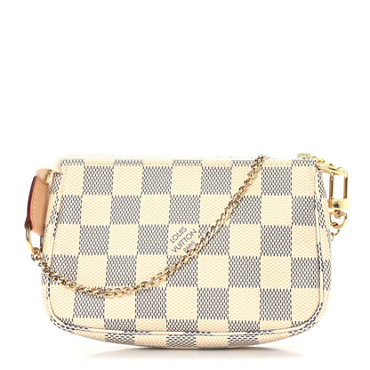 Louis Vuitton Damier Azur Mini Pochette Accessories 1 of 8