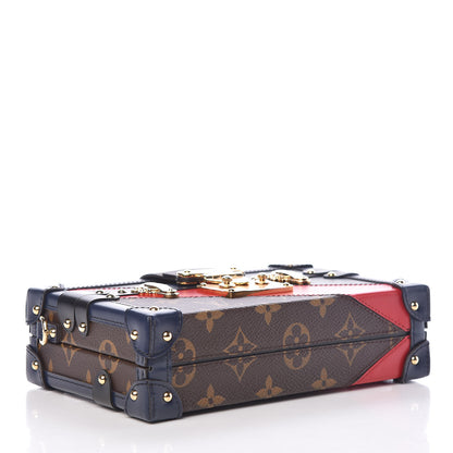 Louis Vuitton Monogram Malletage Print Petite Malle Marine Rouge 4 of 11