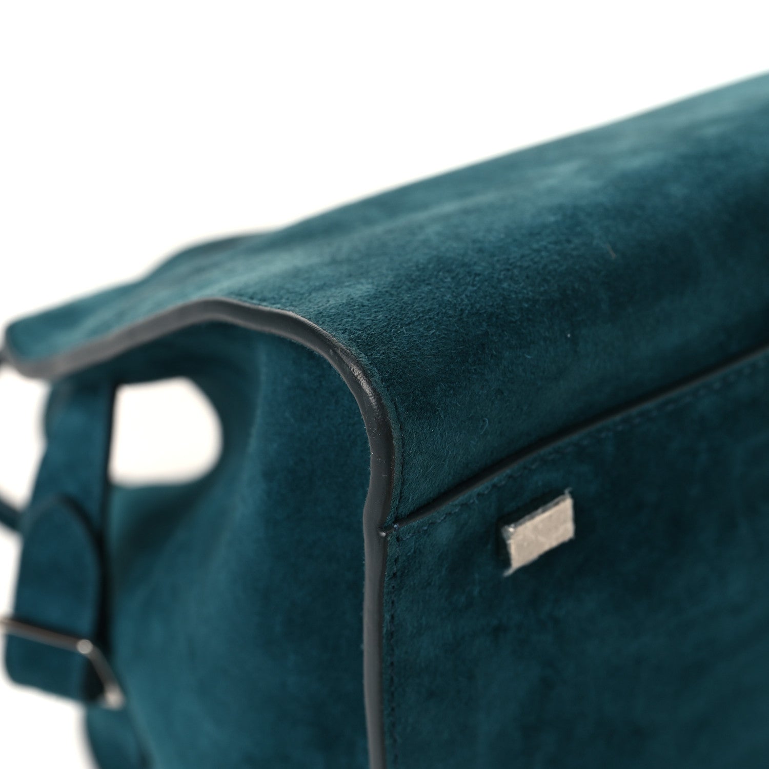 The Row Suede Soft Margaux 10 Bag Teal Green 10 of 11