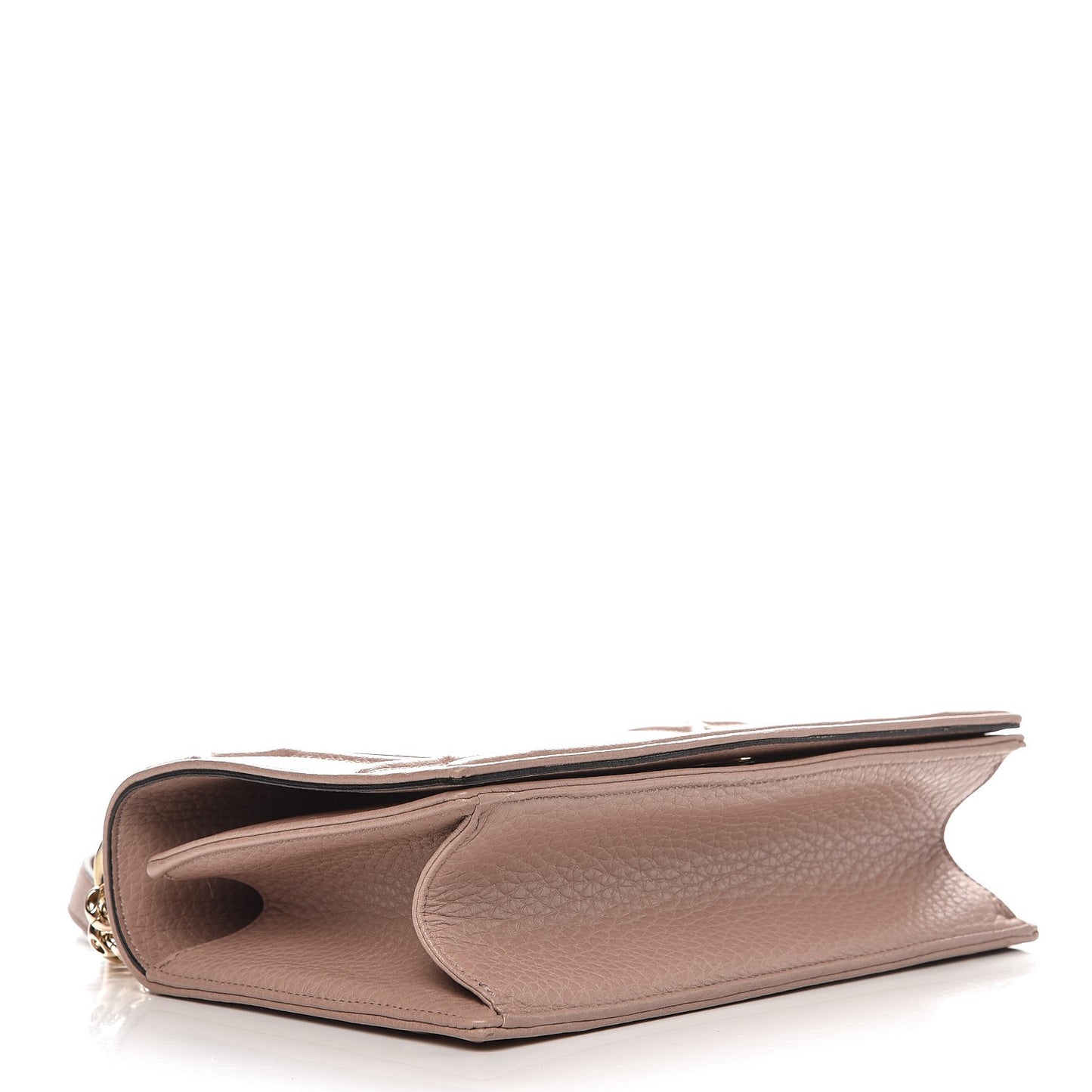 Grained Calfskin Medium Diorama Flap Bag Nude