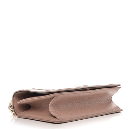 Christian Dior Grained Calfskin Medium Diorama Flap Bag Nude 3 of 8