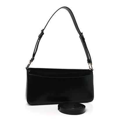 Prada Spazzolato Femme Flap Shoulder Bag Black 3 of 8