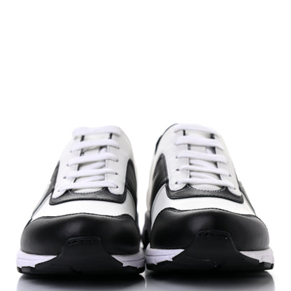 Gucci Calfskin Womens Interlocking G Sneakers 36.5 Black White 2 of 7