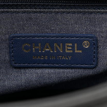 Chanel Lambskin Quilted Resin Bi-Color Chain Flap Bag Black 6 of 11