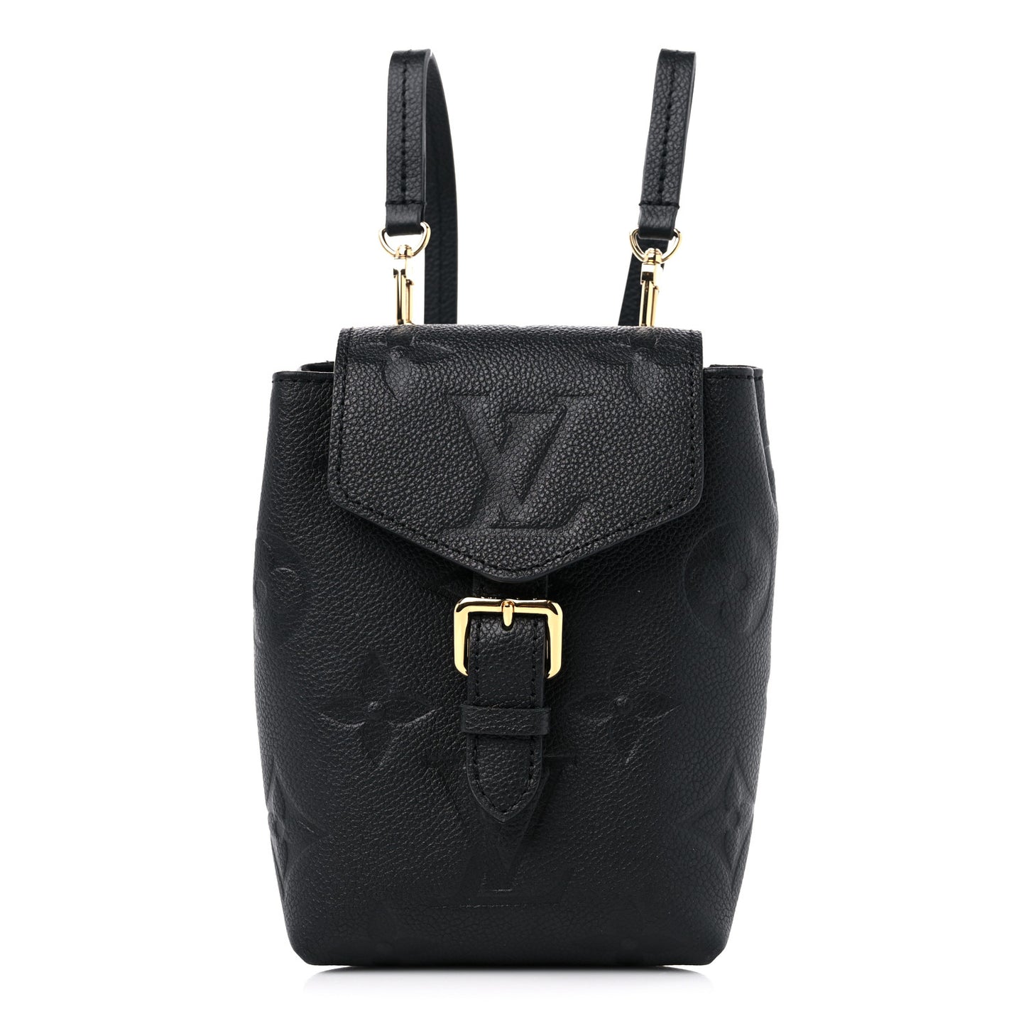 Empreinte Monogram Giant Tiny Backpack Black